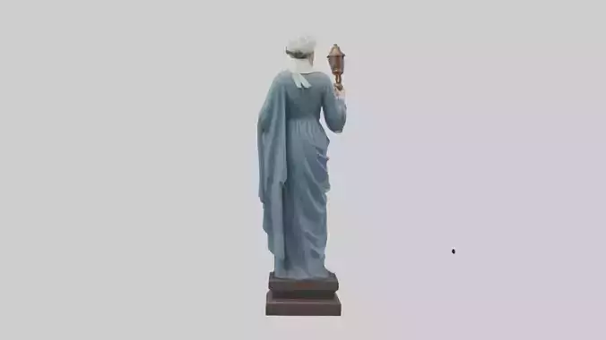 Florence Nightingale statue model 3D model | CGTrader