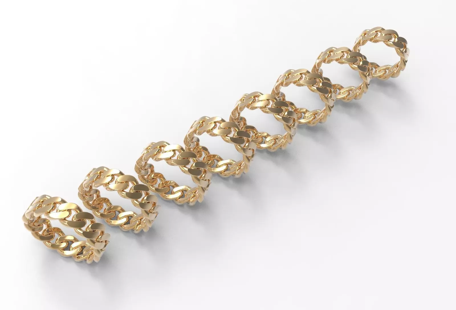 CUBAN RINGS 3D print model