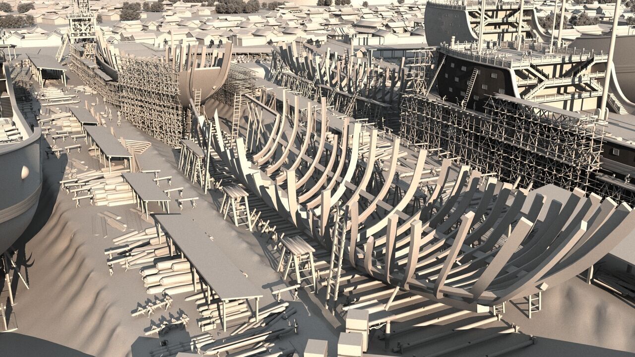 shipyard  3D model_5
