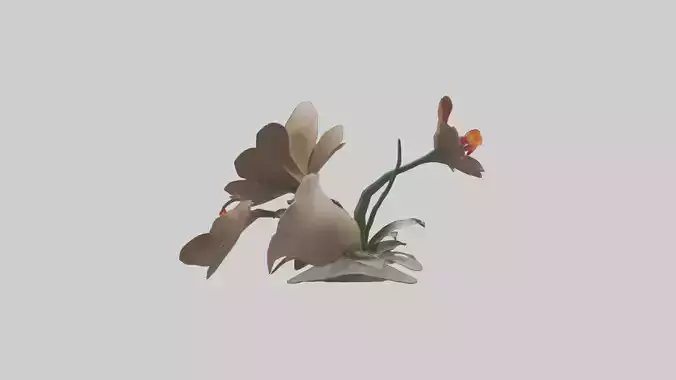 Flourishing Flower Sculpture model