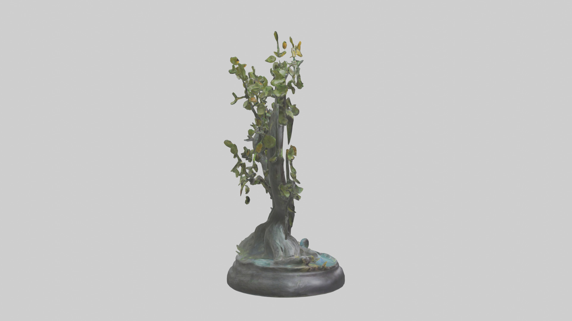 Flow of Nature statue model 3D model_13