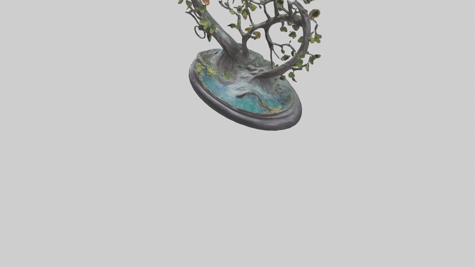 Flow of Nature statue model 3D model_5