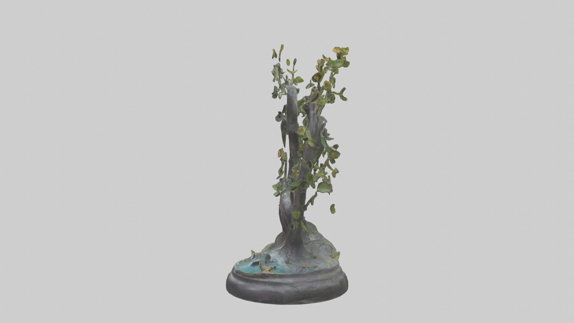 Flow of Nature statue model 3D model_12