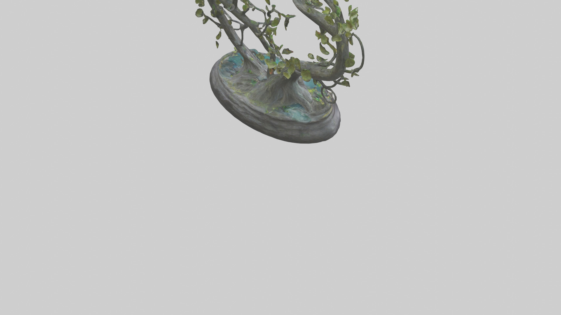 Flow of Nature statue model 3D model_4
