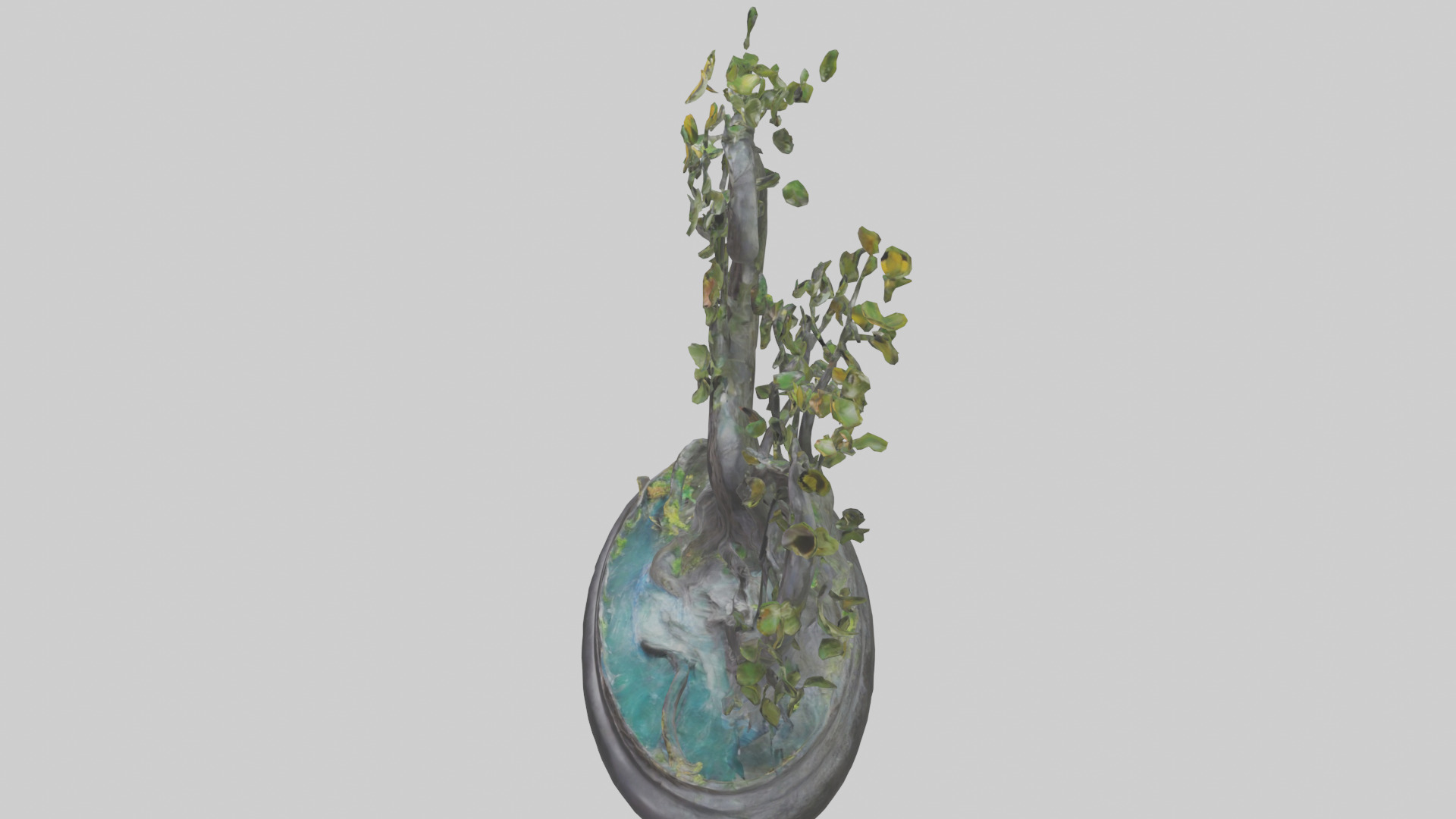 Flow of Nature statue model 3D model_17