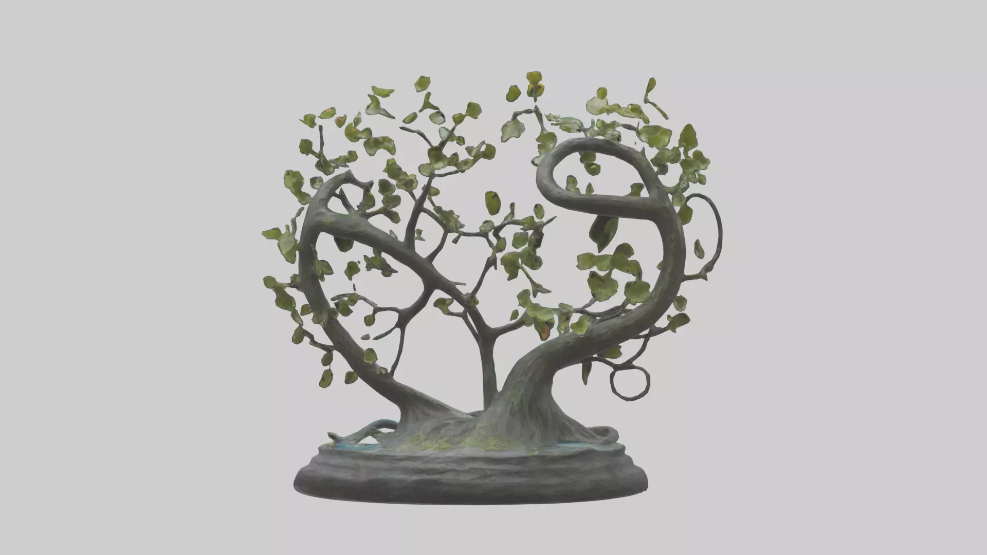 Flow of Nature statue model 3D model_0