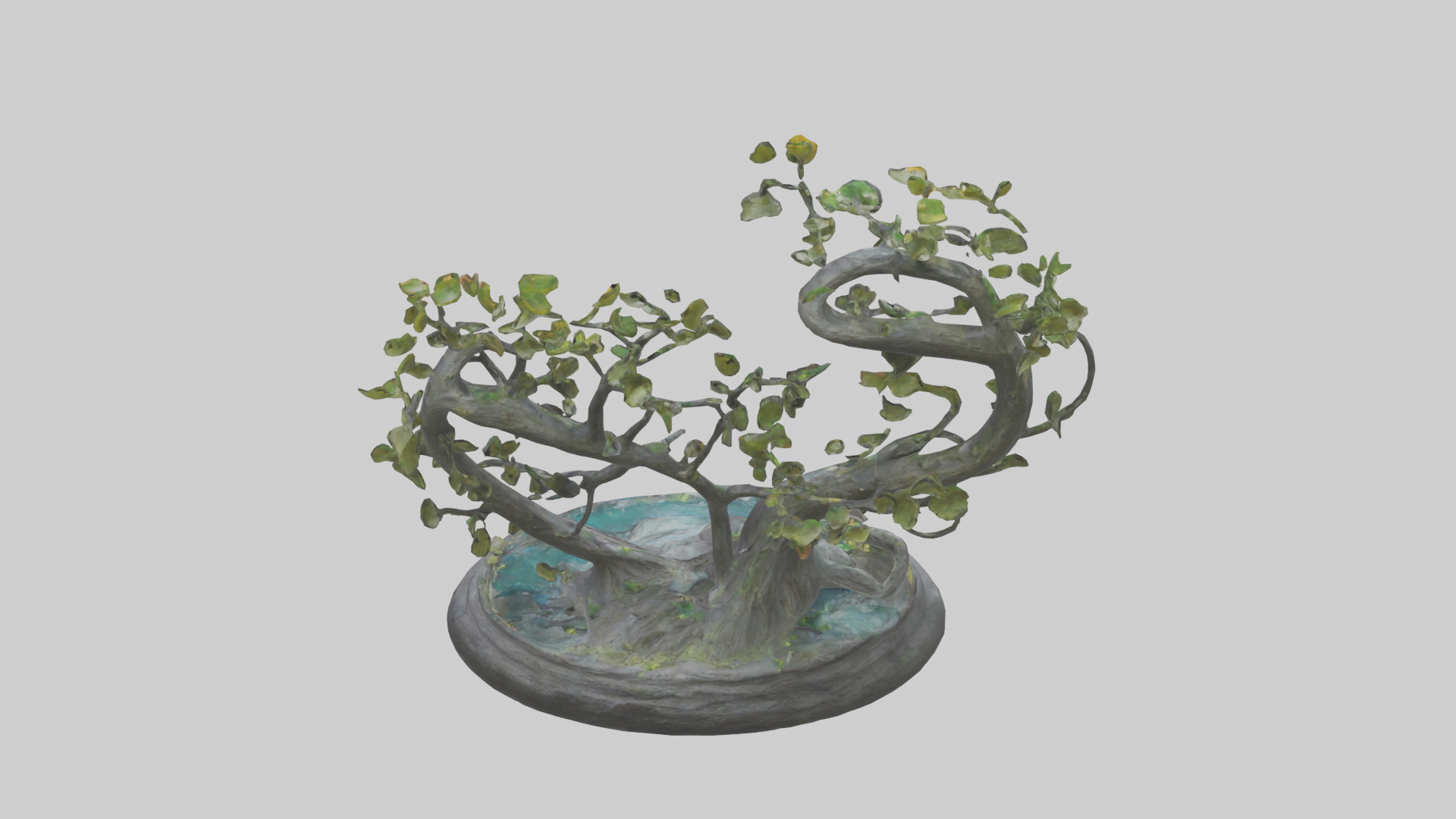 Flow of Nature statue model 3D model_15