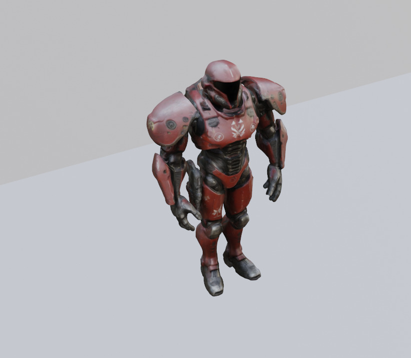 Soviet Sci-Fi militar characters pack 3D model_2