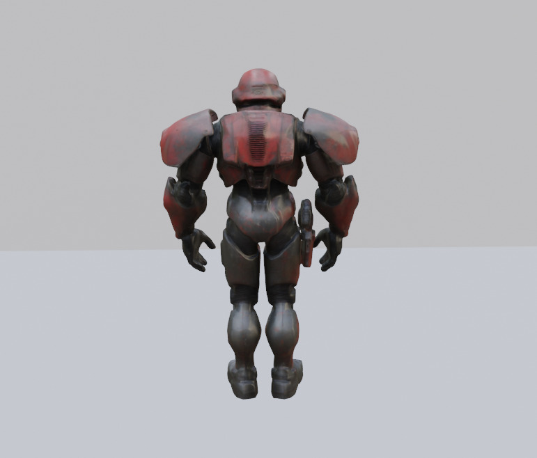 Soviet Sci-Fi militar characters pack 3D model_4