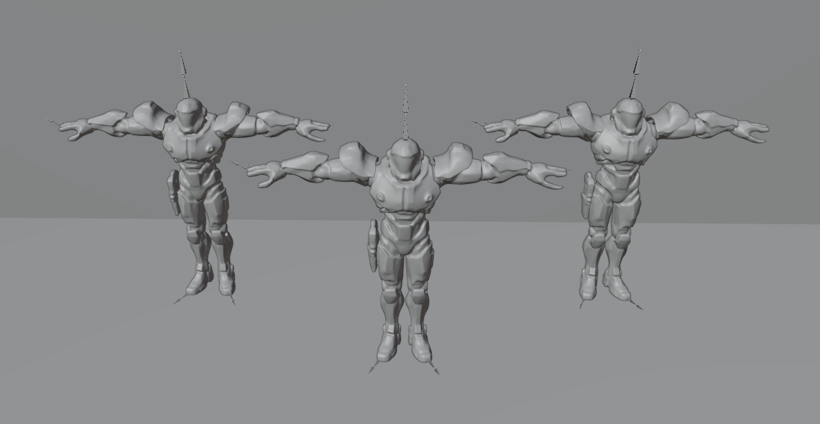 Soviet Sci-Fi militar characters pack 3D model_6