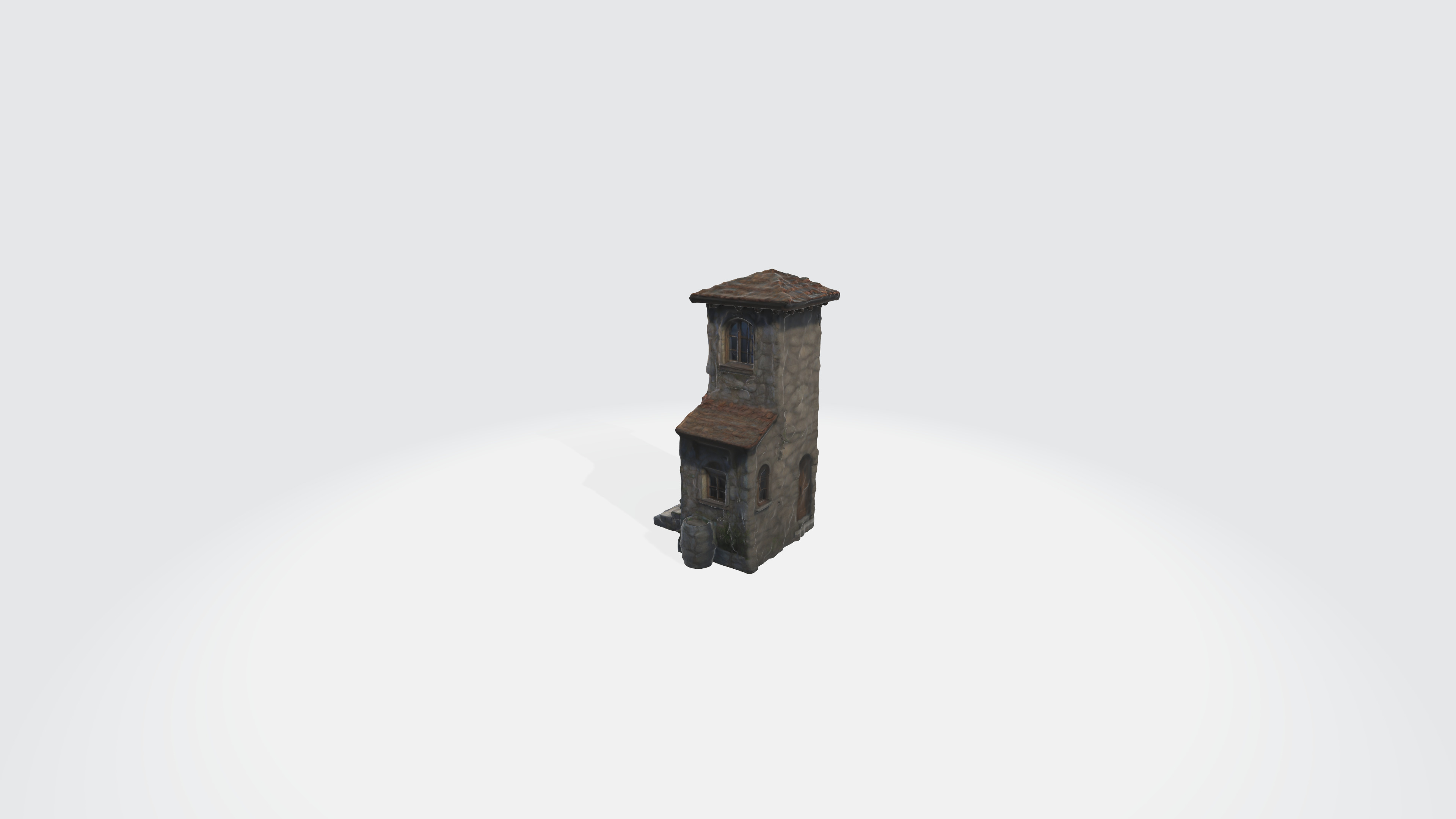 Medieval Stoneworks Pack -3D Low-poly 3D model_2