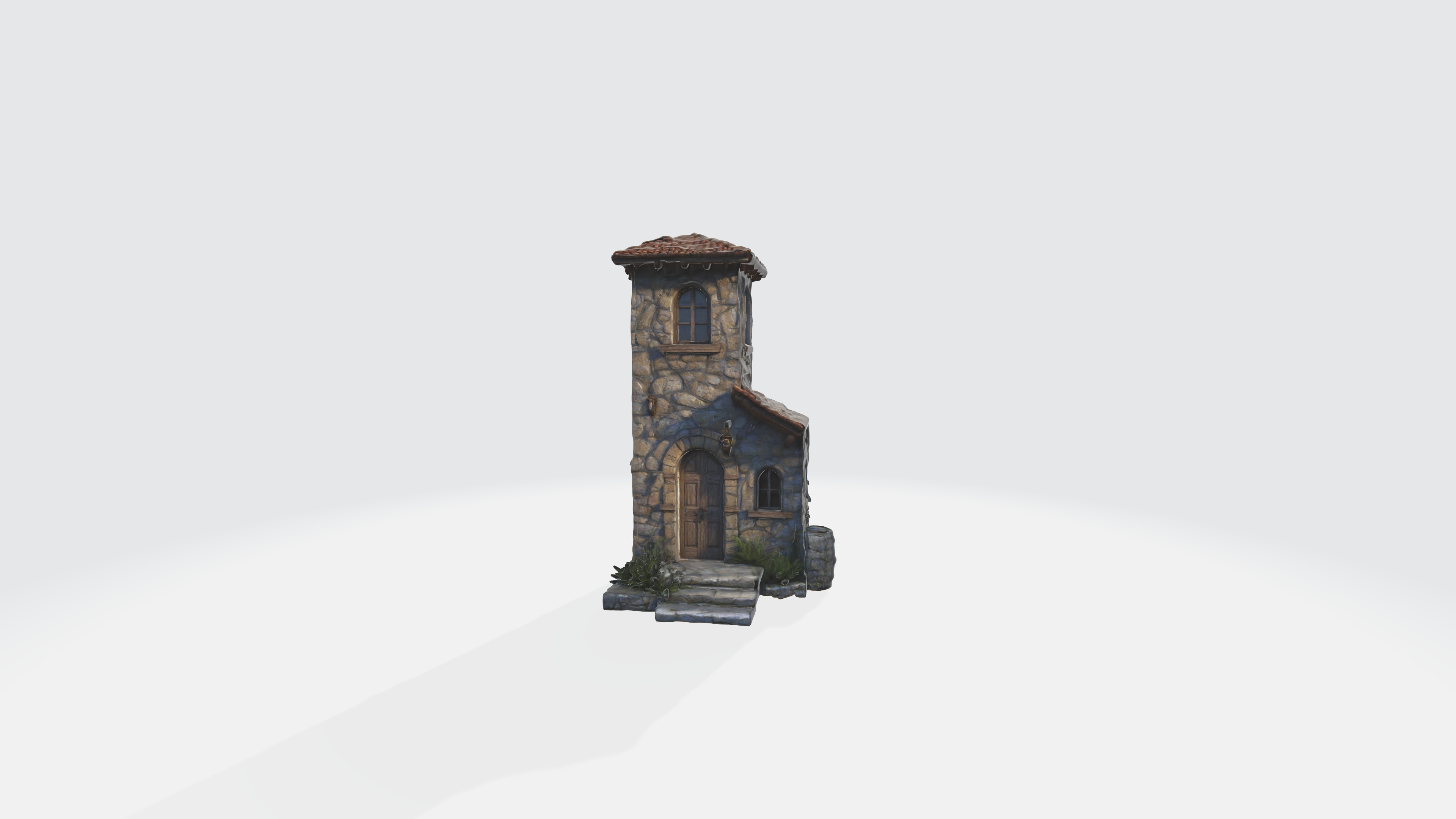 Medieval Stoneworks Pack -3D Low-poly 3D model_1