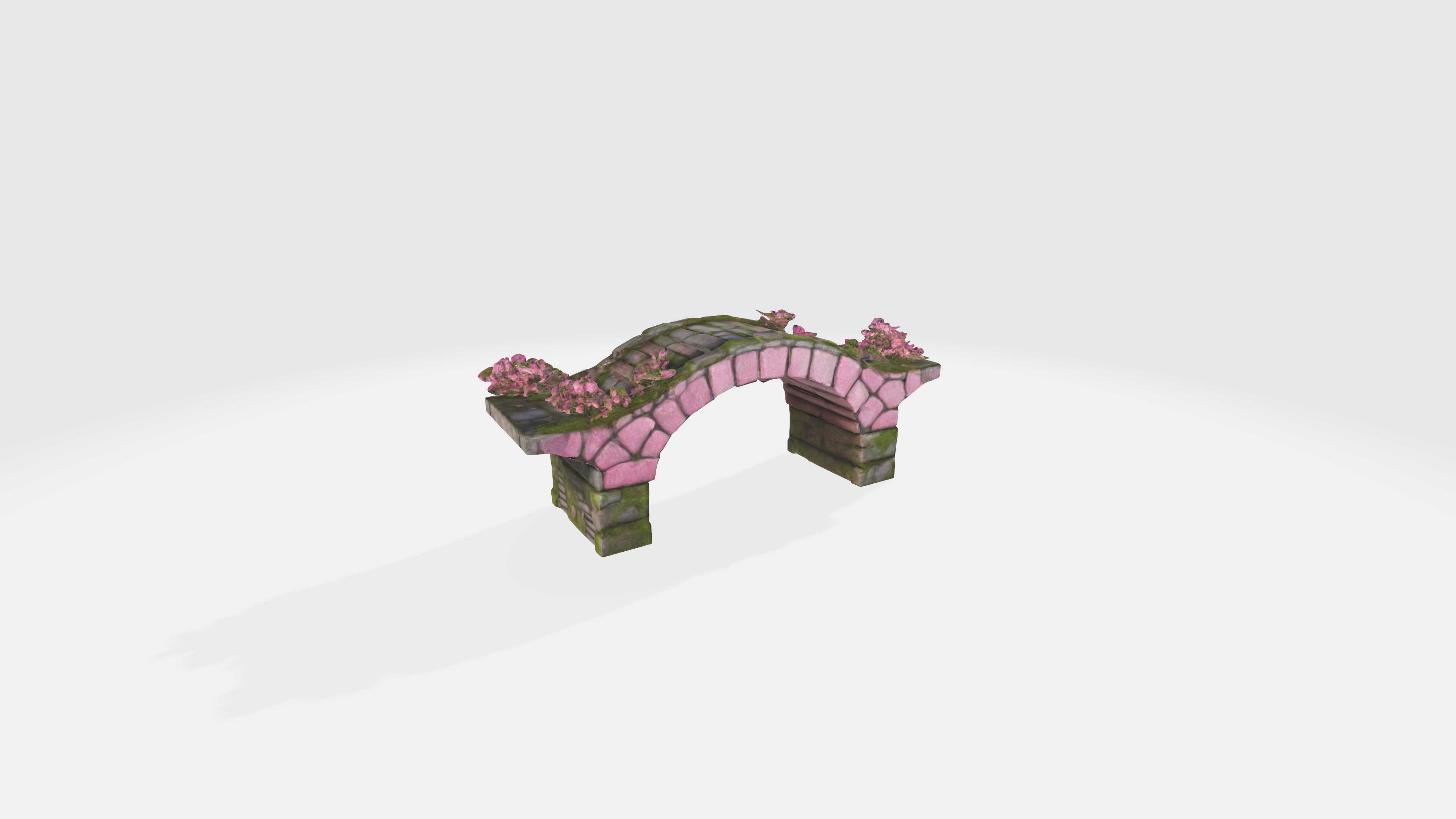 Medieval Stoneworks Pack -3D Low-poly 3D model_7