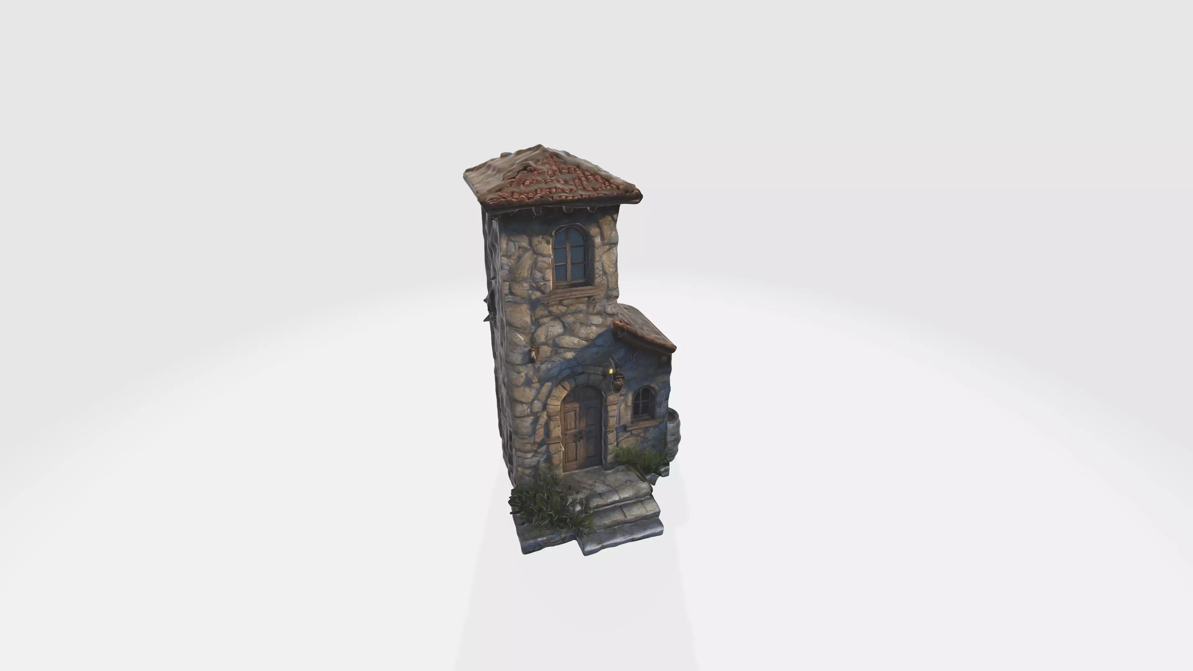 Medieval Stoneworks Pack -3D Low-poly 3D model_0