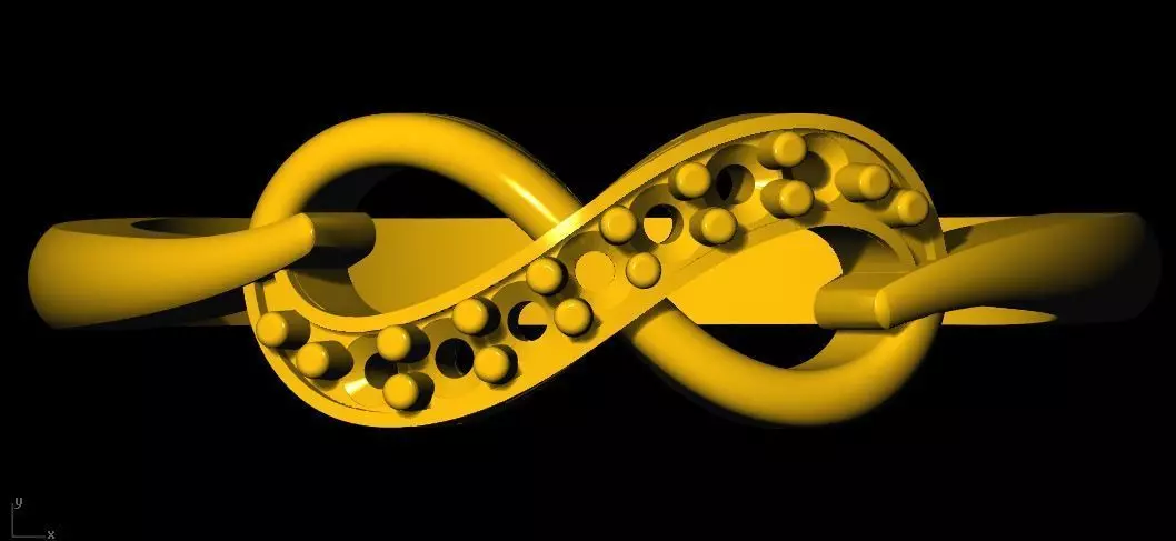 Infinity Ring 3dm file 3D print model_0
