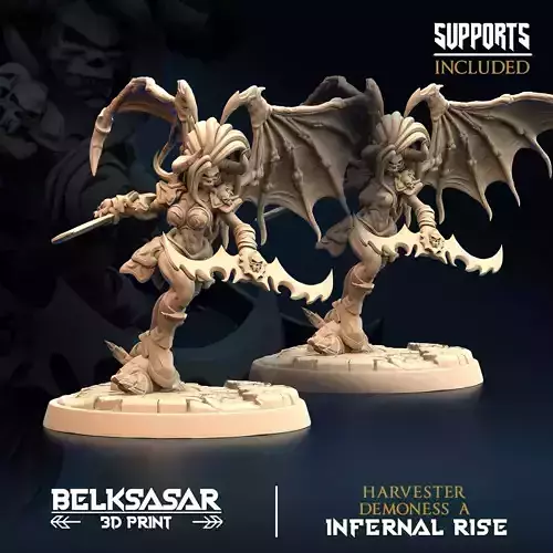 Harvester Demoness A Nude and Normal