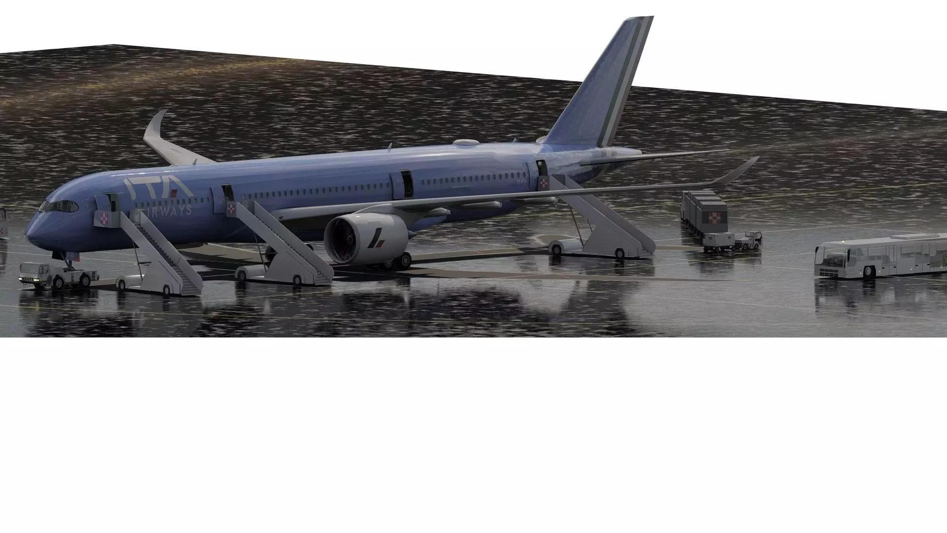ITA AIRWAYS A350 900 3D model