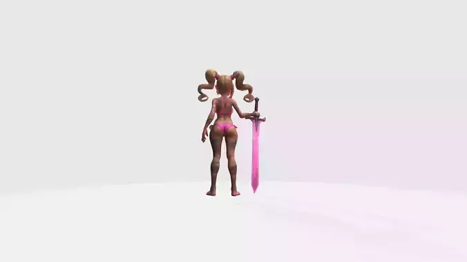 Pink Blade Fury 3d