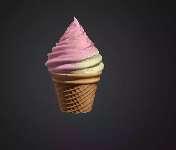 Ice Cream 3D Model