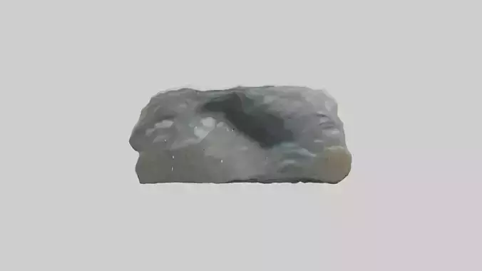 Flowing River Stone Sculpture model 3D model