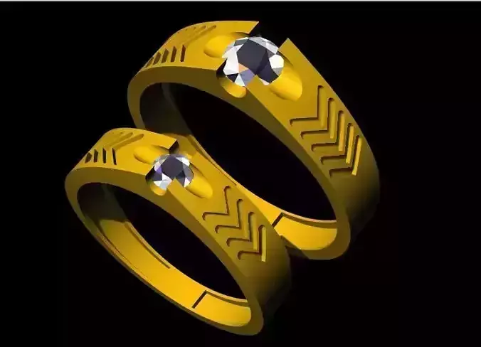 Solitaire Ring 3dm file