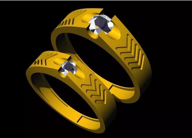 Solitaire Ring 3dm file 3D print model