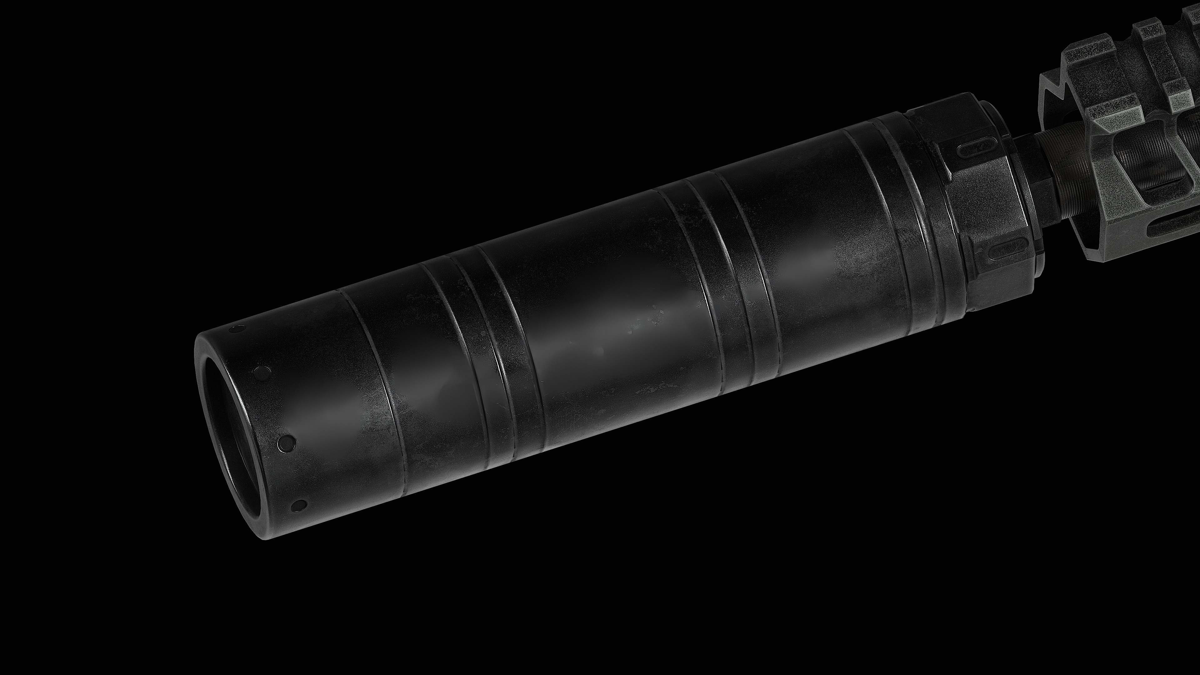 Daniel Defense SoundGuard SG-30 Low-poly 3D model_4