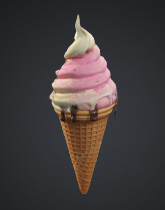 Ice Cream 3D model_2