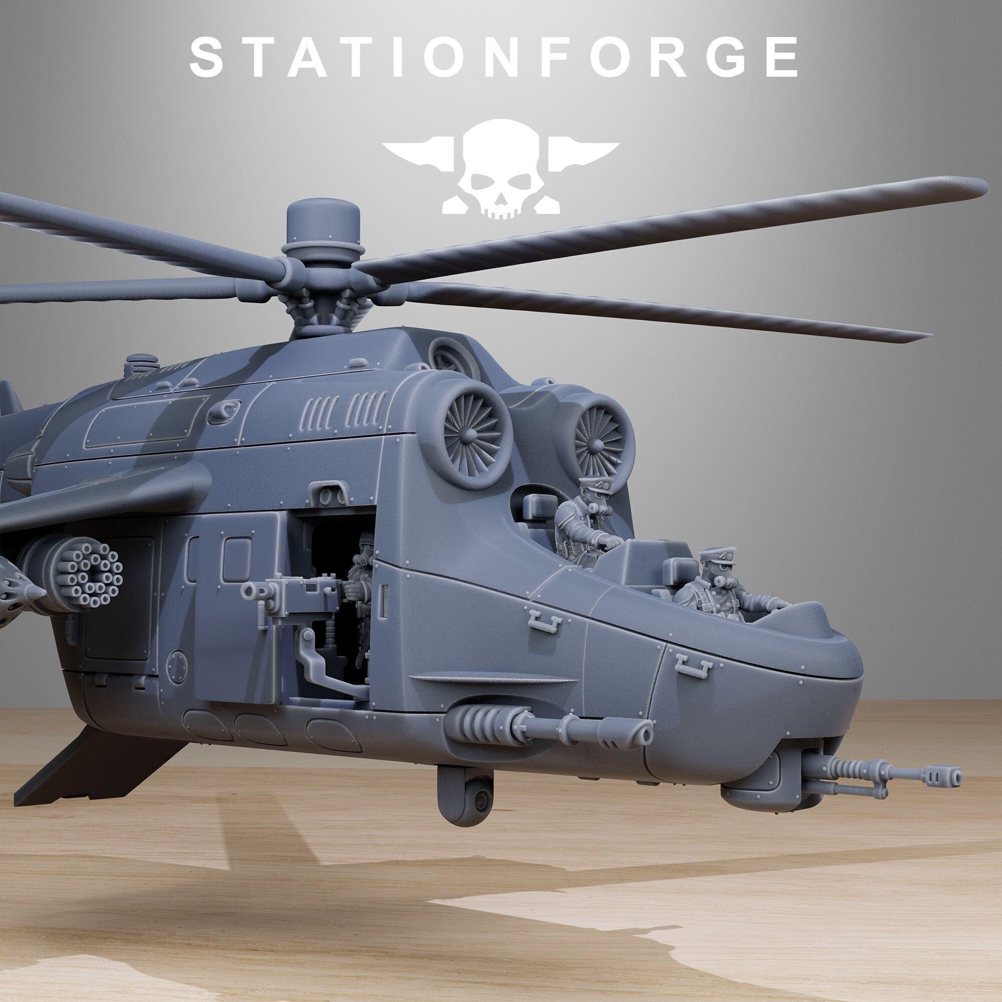 GrimGuard Helicopter 3D print model_4