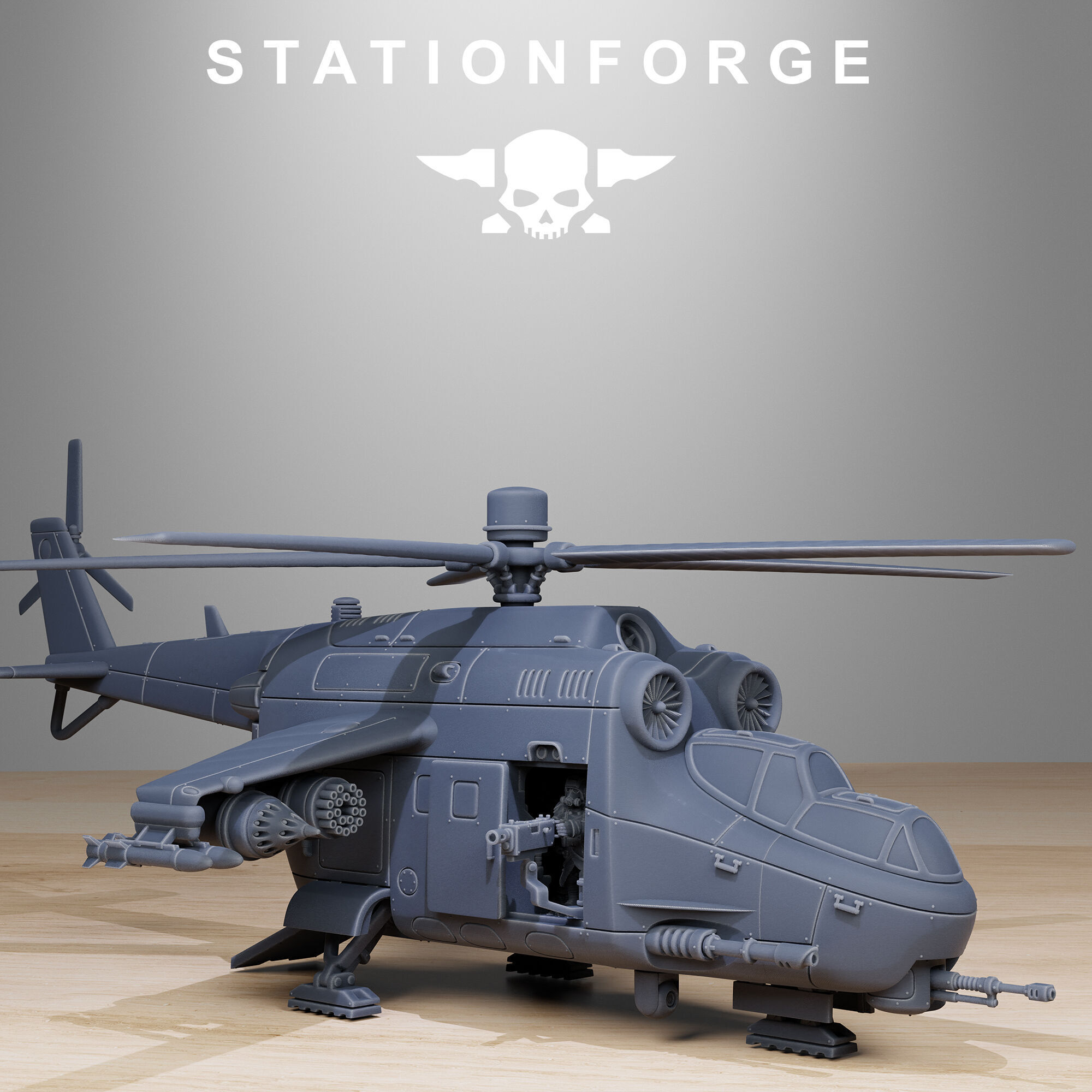 GrimGuard Helicopter 3D print model_3