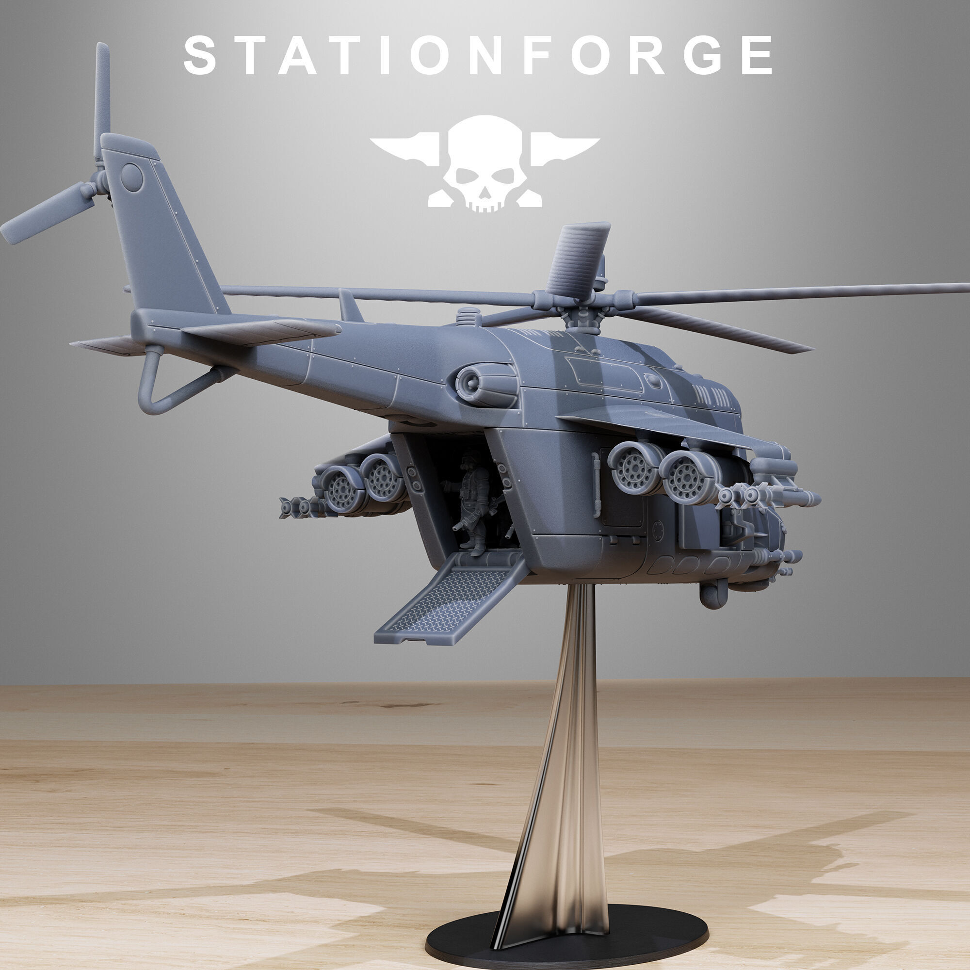 GrimGuard Helicopter 3D print model_2