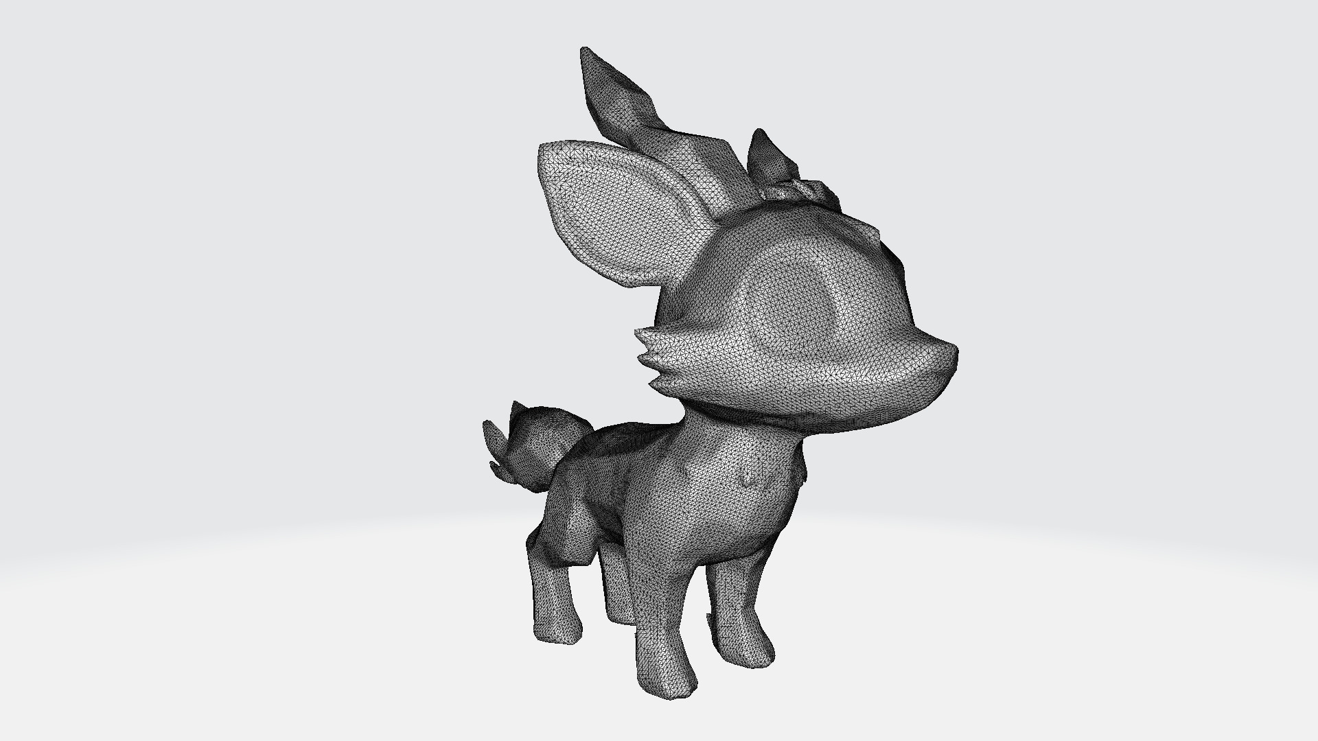 Shining 3d Render Glowing Magical Deer Model 3D model_7