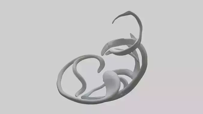 Fluid Stem Sculpture model
