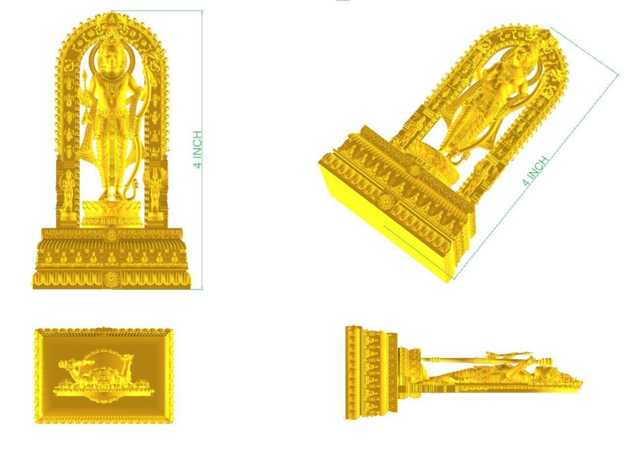 Ram Lalla Murti 3D print model_6