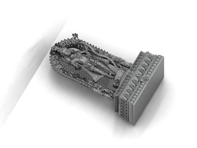 Ram Lalla Murti 3D print model_4
