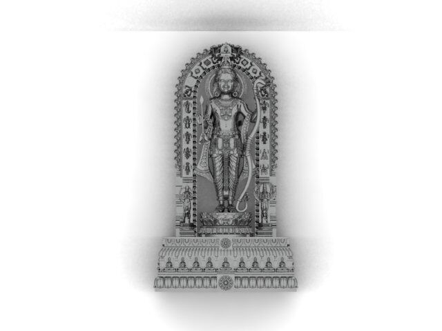 Ram Lalla Murti 3D print model_3