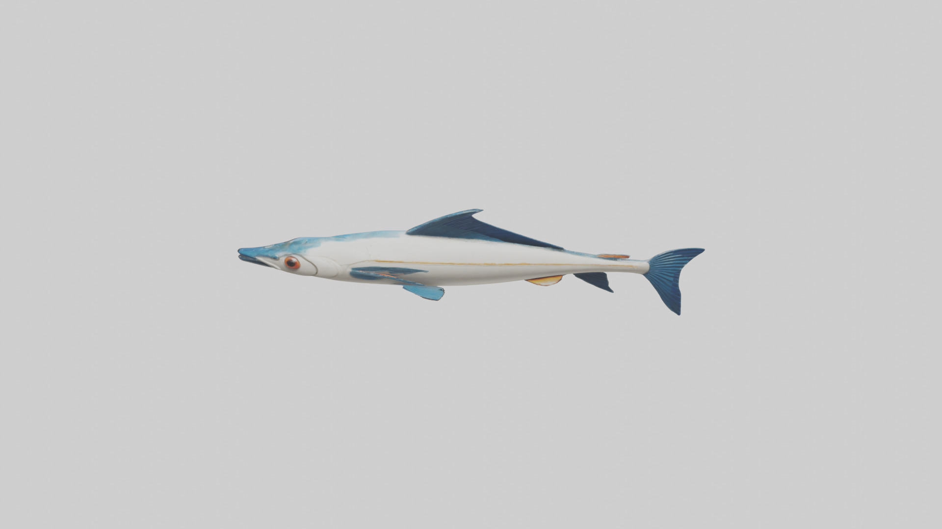 Flying Fish escaping model 3D model_15