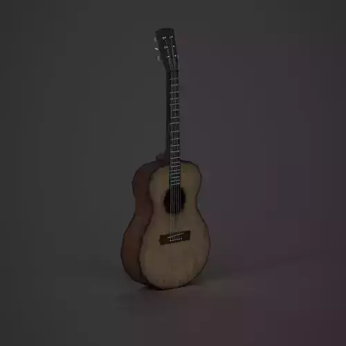 Stylized Acoustic Guitar - Game-Ready PBR