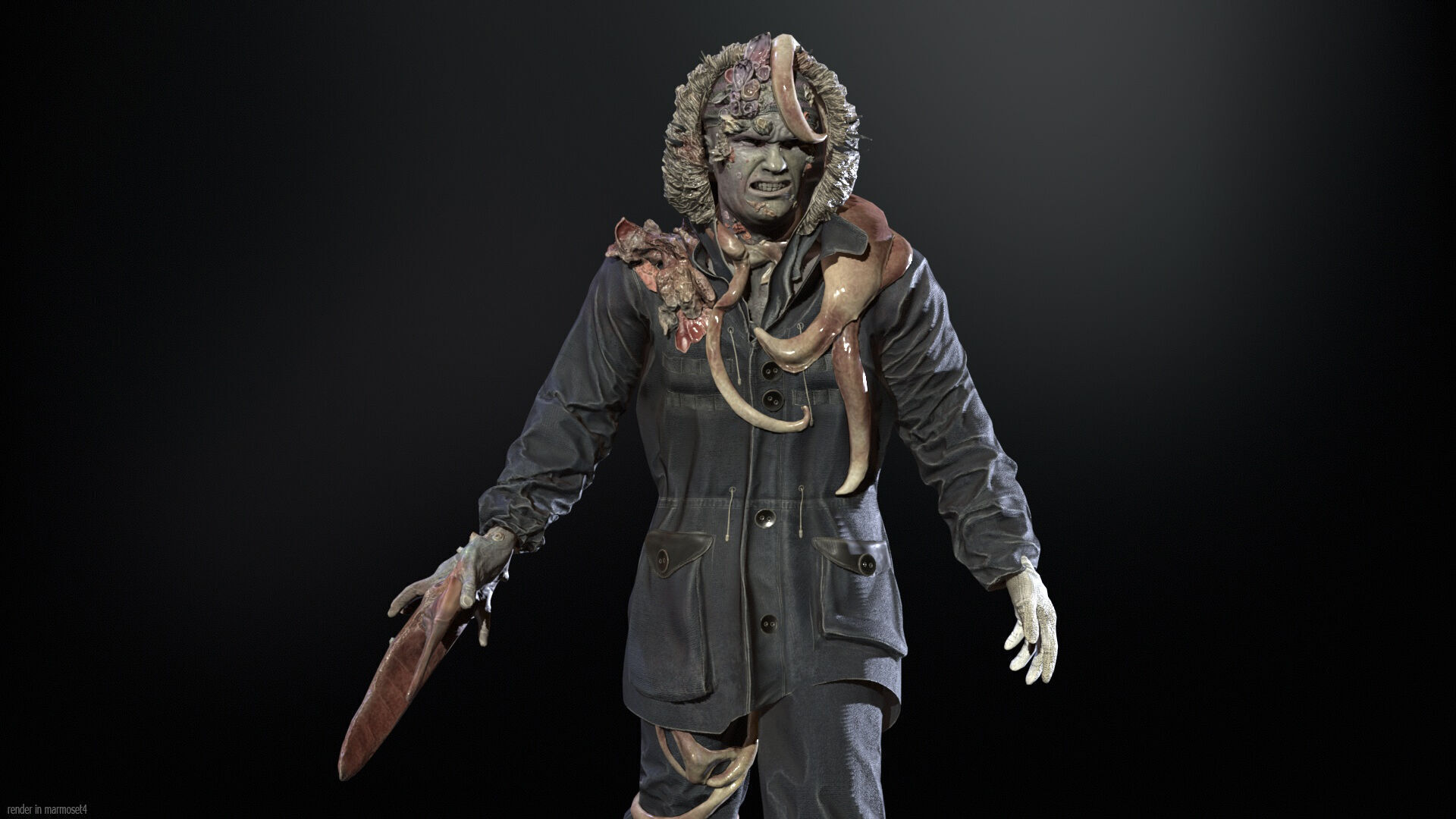 DeepseaManiac Low-poly 3D model_5