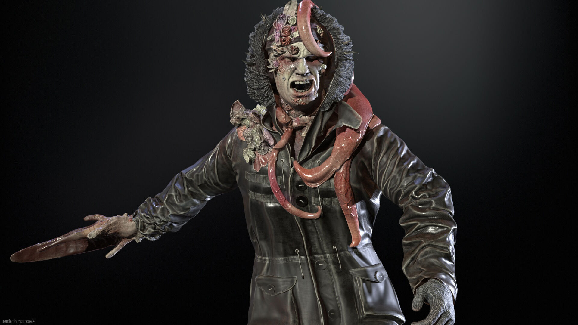 DeepseaManiac Low-poly 3D model_3