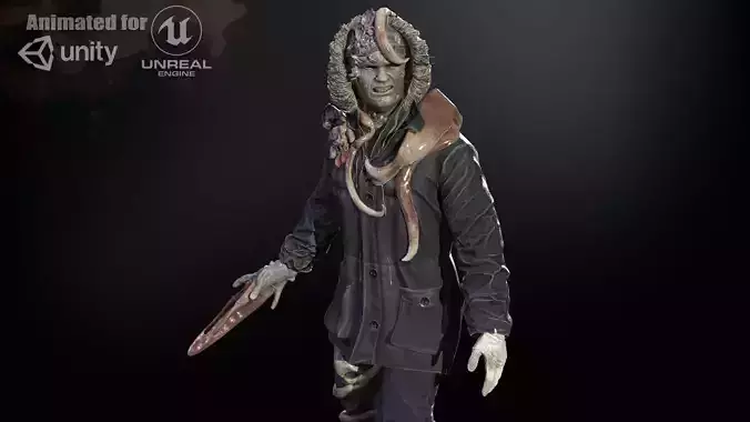 DeepseaManiac Low-poly 3D model