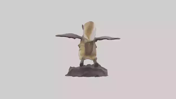 Flying Squirrel statue model