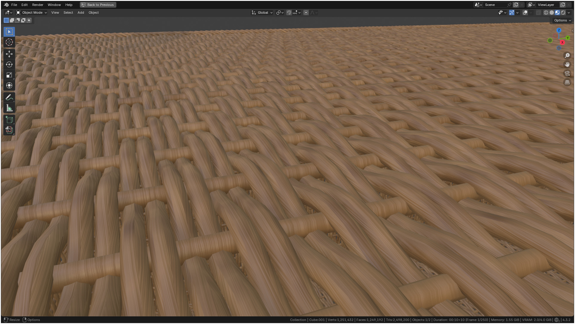 Wicker Box 3D model_31