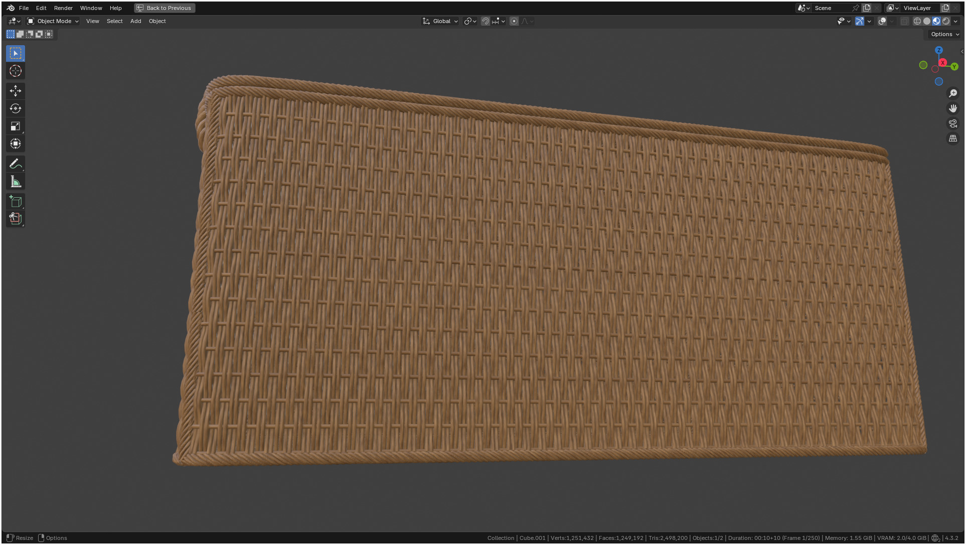 Wicker Box 3D model_32
