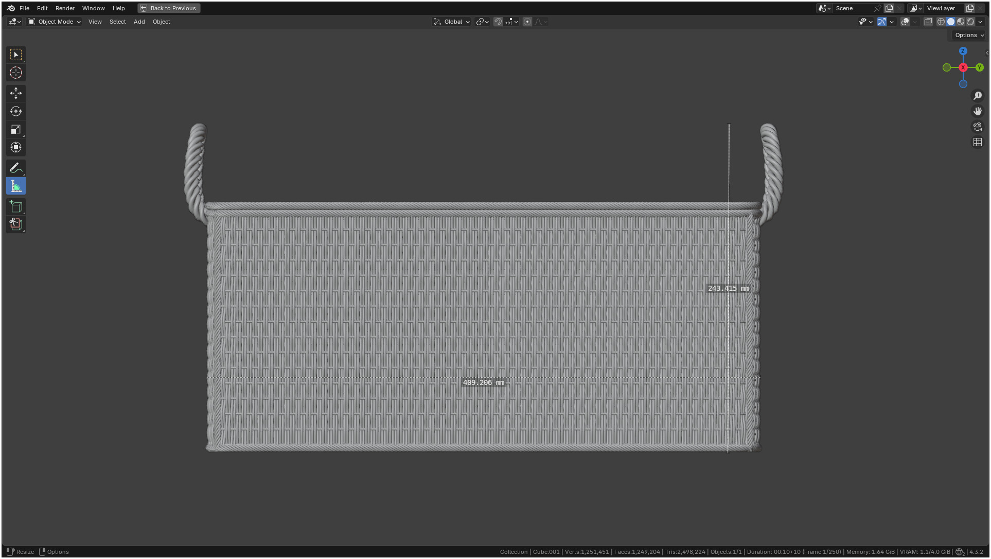Wicker Box 3D model_12