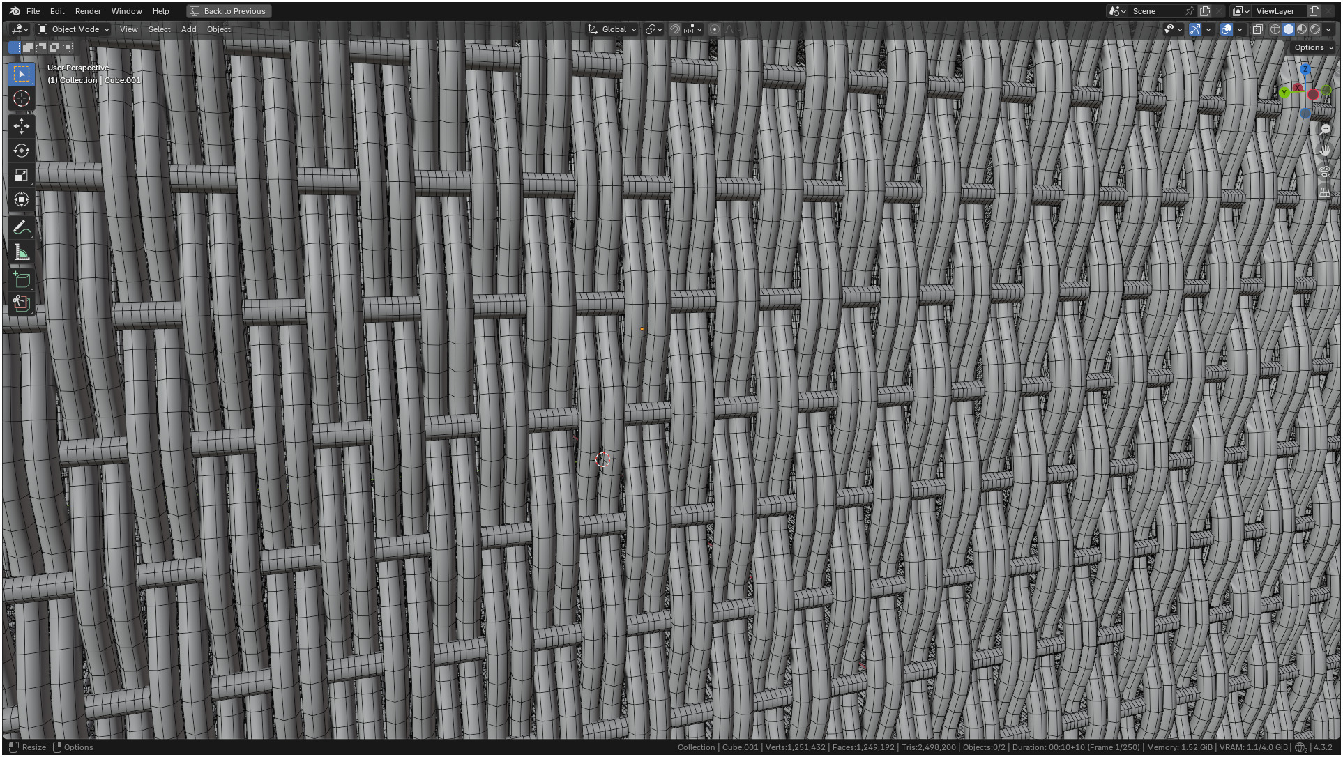 Wicker Box 3D model_37