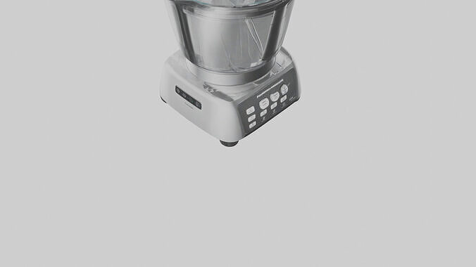 Food processor model 3D model 7