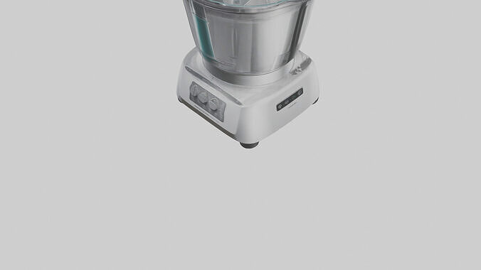 Food processor model 3D model 5