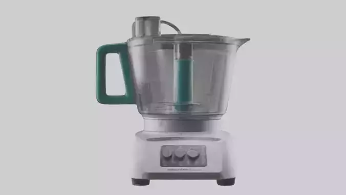 Food processor model 3D model