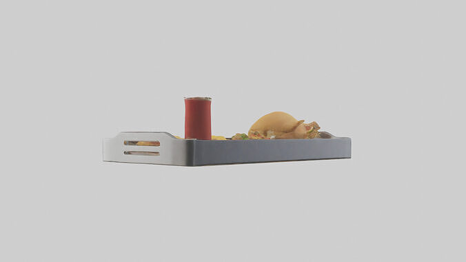 Food Tray model 3D model 2